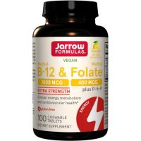 Methyl B-12 & Methyl Folate Lemon - 100 Chewable Tablets